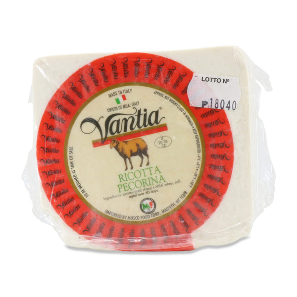 Ricotta salata, Vantia . 10.5 Oz. Avg.