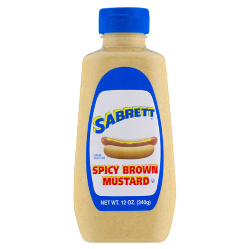 Sabrett Spicy Brown Mustard 12oz