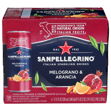 Sanpellegrino, Melograno & Arancia . 6-11.15 fl. oz.