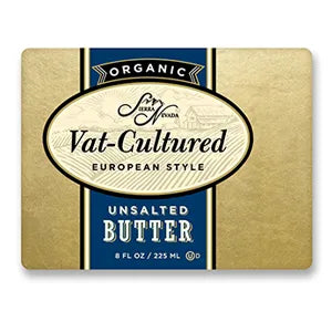 Organic Unsalted Butter, Sierra Nevada, Vat-Cultured. 8 oz.