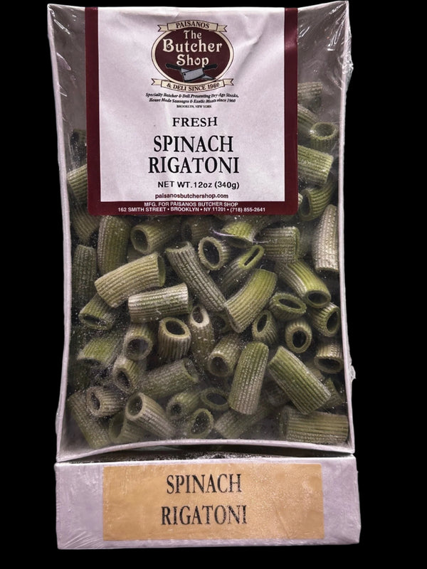 Paisanos Fresh Spinach Rigatoni Pasta