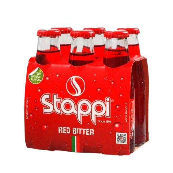 Stappi Red Bitter Soda. 6 - 3 fl. oz.