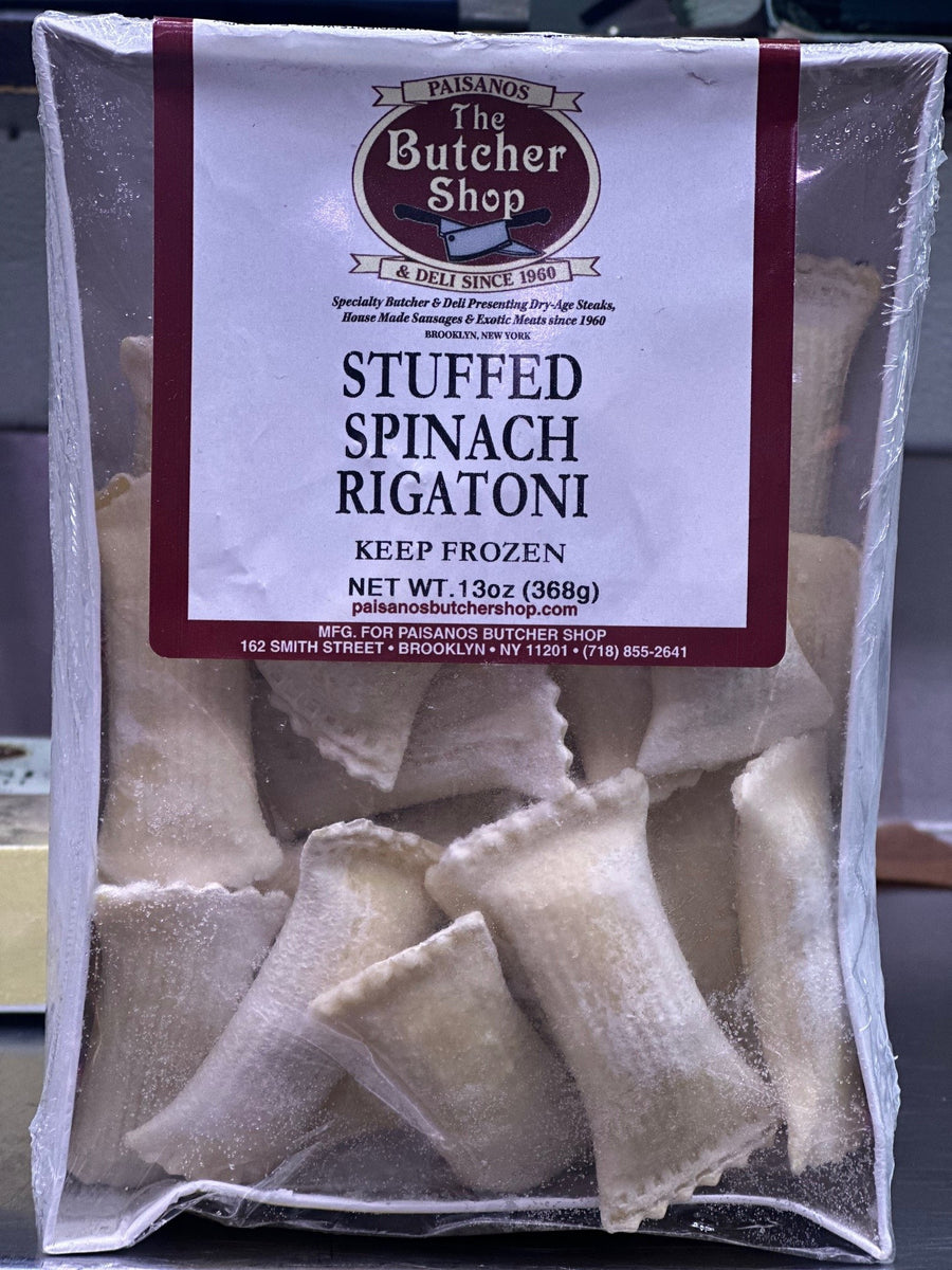 Paisanos Spinach Stuffed Rigatoni | Paisanos Butcher Shop