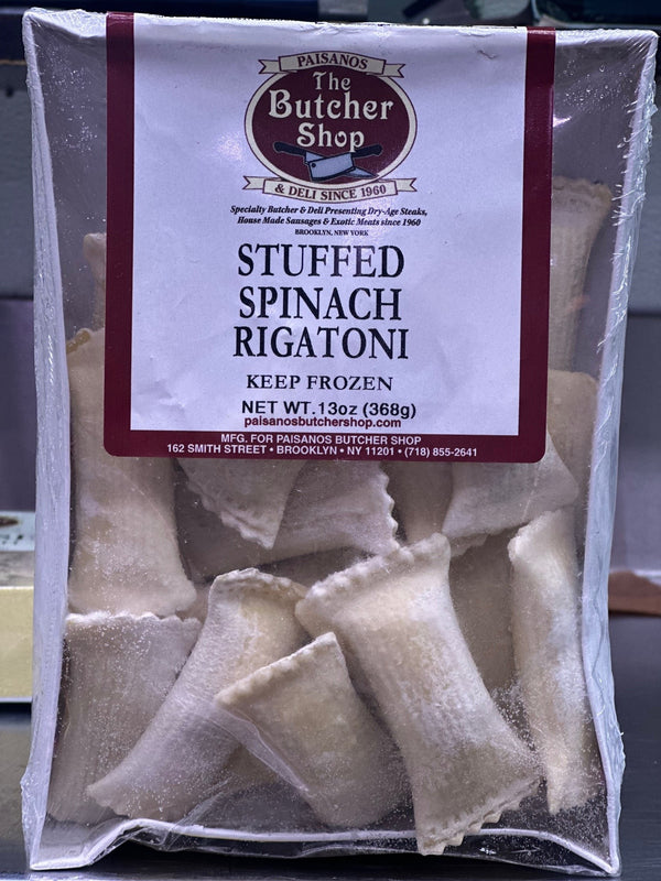 Paisanos Spinach Stuffed Rigatoni