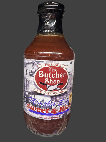 Paisanos Menphis Style Sweet & rich BBQ Sauce 19oz