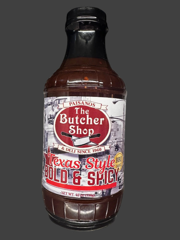 Paisanos Texas Style Bold & Spicy BBQ Sauce. 19oz