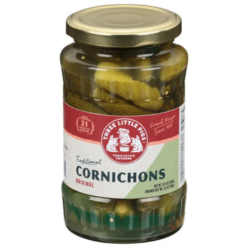 Three Little Pigs Cornichons 12.4oz