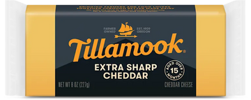 Sharp Cheddar Cheese, Tillammok. 8 oz