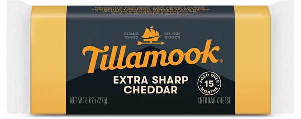Sharp Cheddar Cheese, Tillammok. 8 oz
