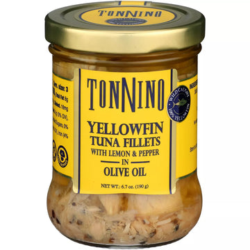 Tonnino Yellowfin Tuna Fillets In Oil 6.7oz