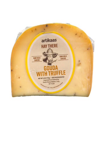 Gouda Cheese With Truffle, Artikaas. 6 oz.