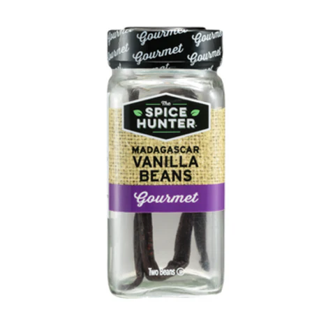 Spice Hunter Vanilla Beans. Two Beans