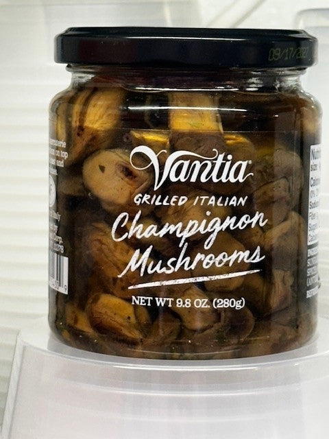 Vantia Grilled Italian Champignon Mushrooms. 9.8 oz.