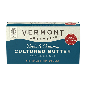 Vermont Cultured Butter. 2 Sticks. 8 oz.