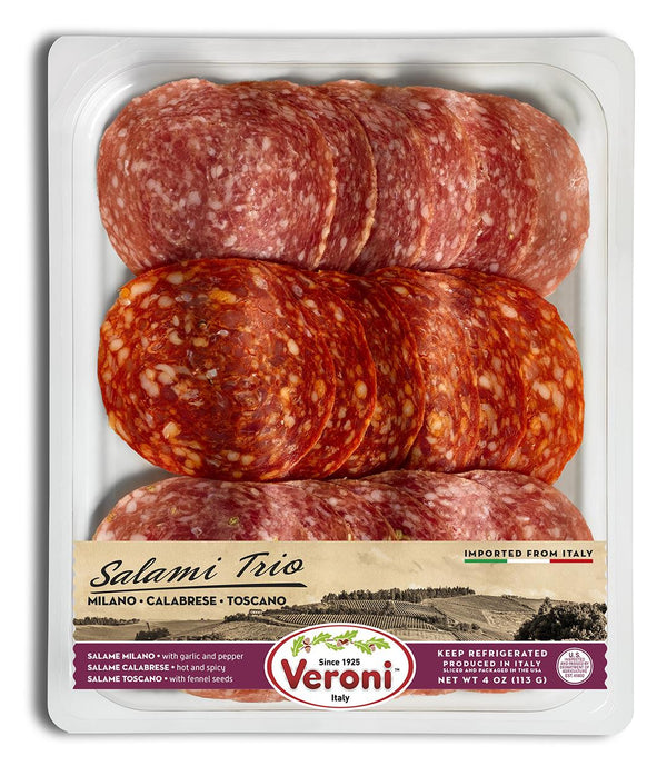 Salami Trio, Veroni. 4 oz.