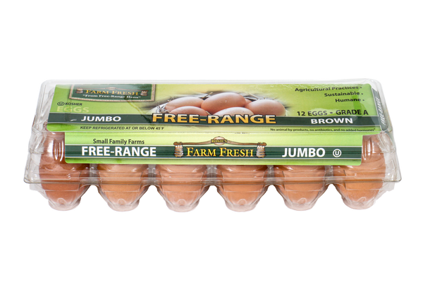 Rosie’s Farm Fresh Free-Range Jumbo Brown Eggs