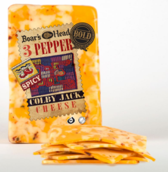Boar’s Head Bold 3 Pepper Colby Jack Cheese