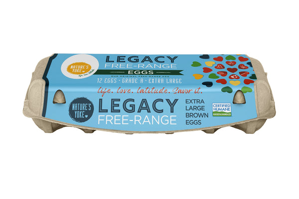 Nature’s Yoke Legacy Free-Range Extra Large Brown Eggs