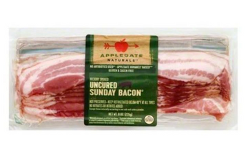 Applegate Naturals Bacon, Uncured Sunday, Hickory Smoked - 8 Ounces