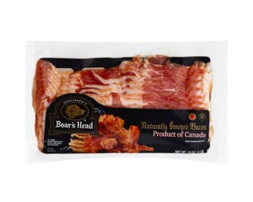 Boars Head Bacon, Naturally Smoked - 16 Ounces