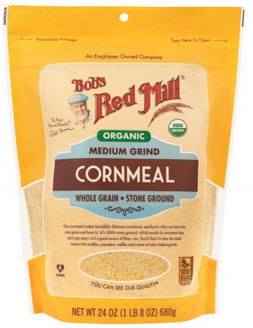 Bob's Red Mill Organic Medium Grind Cornmeal Organic Whole Grain Vegan