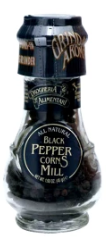 Drogheria & Alimentari Black Peppercorn Spice Mills      1.6 oz.