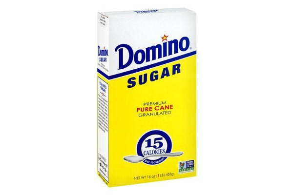 Domino Sugar, Premium Pure Cane, Granulated - 1 Pound