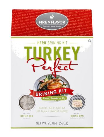 Fire & Flavor Turkey Perfect Herb Brining Kit,  - 20.8 Ounces