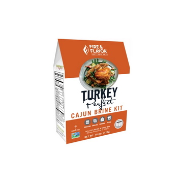 Fire & Flavor Turkey Perfect Cajun Brine Kit 16.6oz