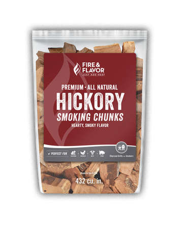 Fire & Flavor Wood Chunks - Hickory 4lbs