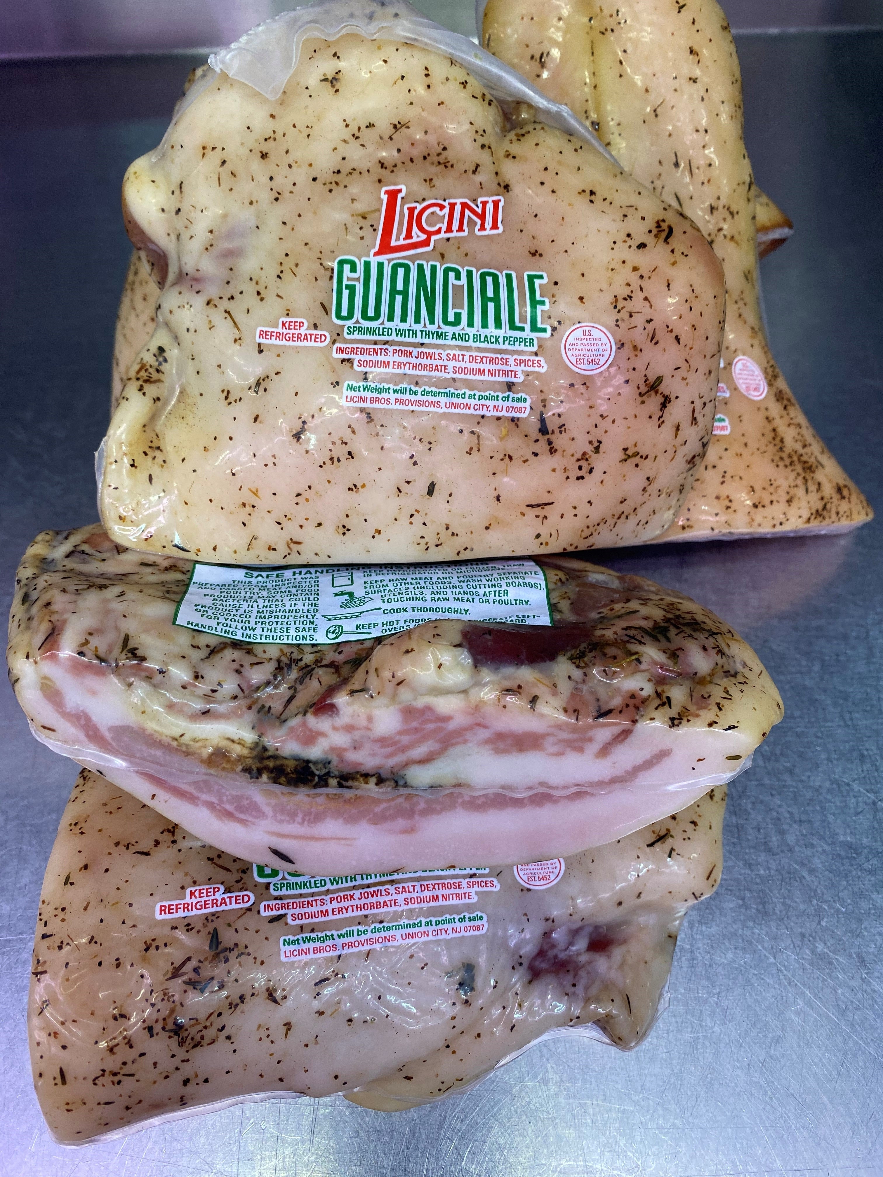 Guanciale, made in USA, hand cut 1-1.25 lb - Fortuna's Sausage