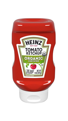 Heinz Organic Certified Tomato Ketchup- 14 oz