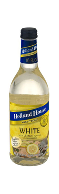 Holland House White Cooking Wine With Lemon Flavor, 16 oz