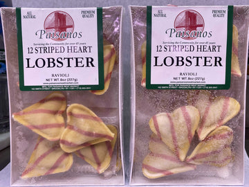 Heart Shaped Lobster Ravioli - 12 ct.