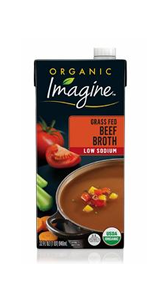 Imagine Foods Low Sodium Beef Flavored Broth- 32 oz.