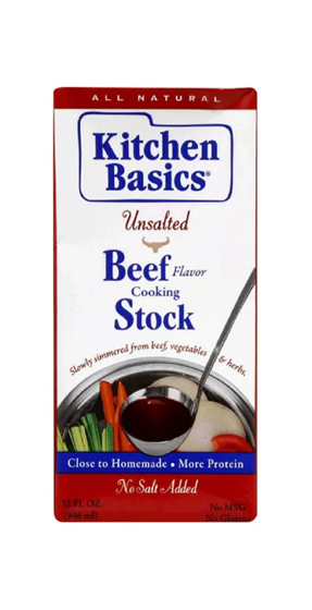 Kitchen Basics Unsalted Beef Broth,  32 fl. oz.