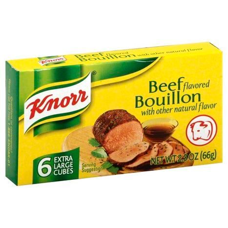 Knorr Beef Bouillon, Extra Large Cubes - 6 Each