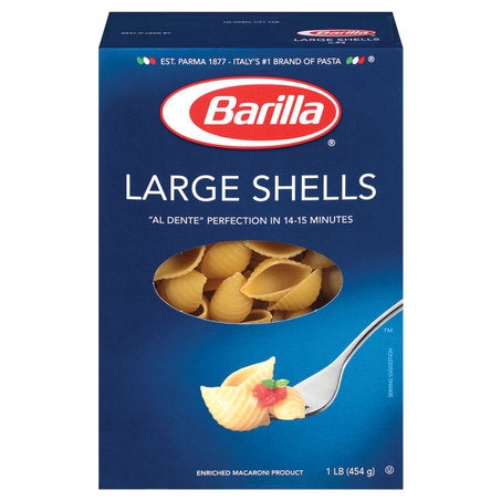 Barilla Large Shells 16oz | Paisanos Butcher Shop