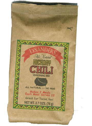 Lysander's Hickory Chili Seasoning 2.7oz