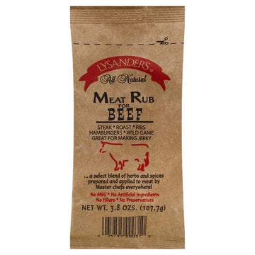 Lysander's Meat Rub for Beef 3.8oz