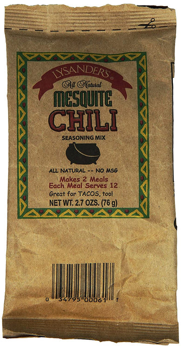 Lysander's Mesquite Chili Seasoning 2.7oz
