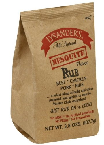 Lysander s Mesquite Rub 3.8oz