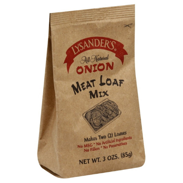 Lysander's Onion Meat Loaf 3oz