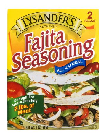 Lysander's Seasoning, Fajita - 2 Each