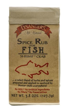Lysander's Spice Rub, for Fish - 3.8oz