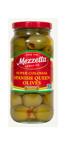 Mezzetta Spanish Queen Pimiento Stuffed Olives- 10 oz. | Paisanos