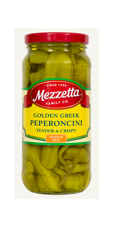 Mezzetta Sliced Golden Greek Peperoncini- 16 oz.