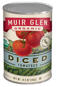 Muir Glen Organic Diced Tomatoes- 14.5 oz.