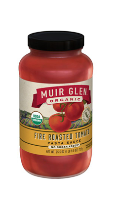 Muir Glen , Organic Fire Roasted Tomato Pasta Sauce- 25.5 oz.