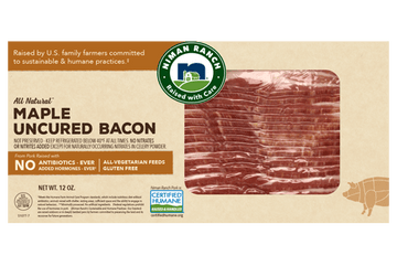 Niman Ranch Uncured Maple Bacon 12oz